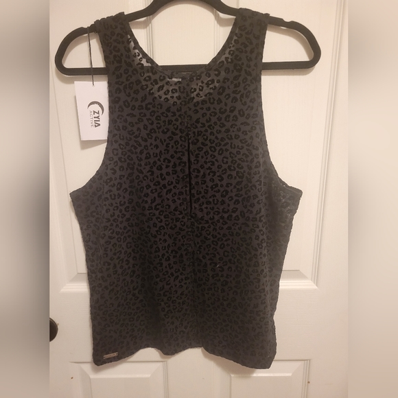 Zyia black leopard tank - Picture 3 of 3
